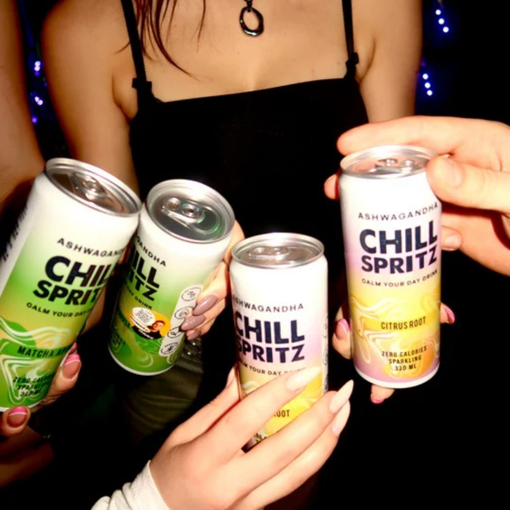 Chill Spritz Green Apple – Alcohol-Free Functional Drink (0.0% ABV, 330ml Can)