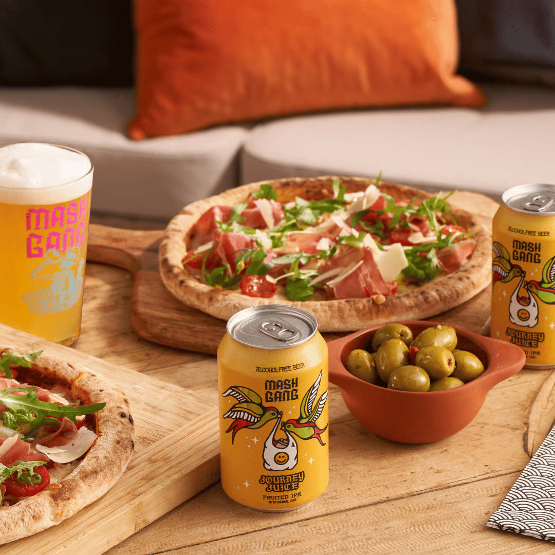 Mash Gang 'Journey Juice' Alcohol Free Fruited IPA (0.5% ABV) 330ml