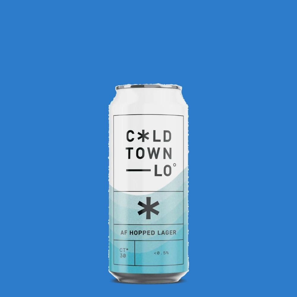 Cold Town AF Hopped Lager Alcohol-Free Beer 440ml