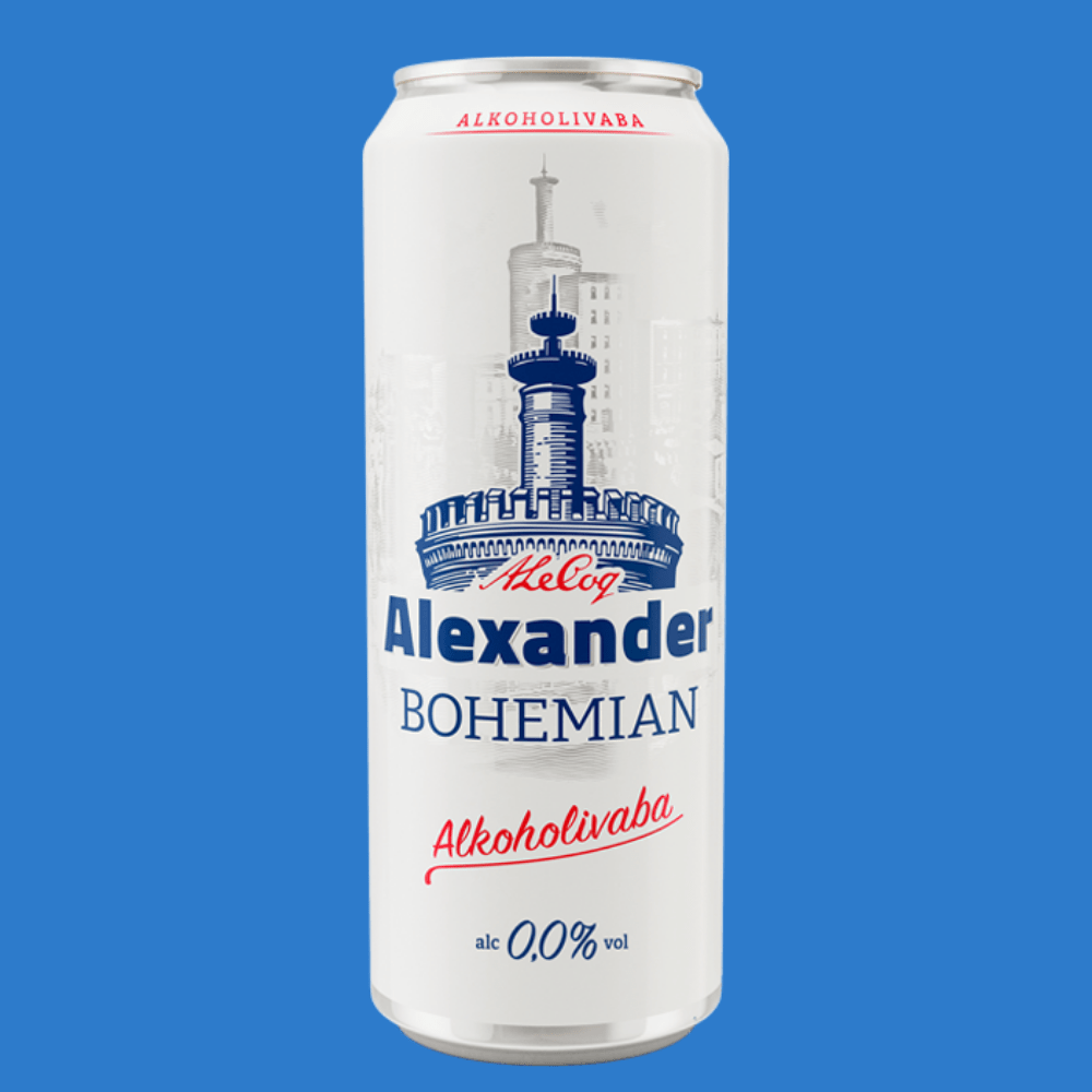 A. Le Coq `Alexander Bohemian` Alcohol - Free Beer (0.0% ABV) - Wise Bartender - Beer