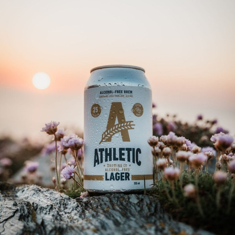 Athletic Brewing Company Alcohol Free Zero Sugar Lager (0.5% ABV) - Wise Bartender - Beer