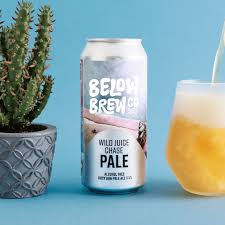 Below Brew Co 'Wild Juice Chase' Alcohol Free DDH Pale Ale (0.5% ABV) - Wise Bartender - Beer