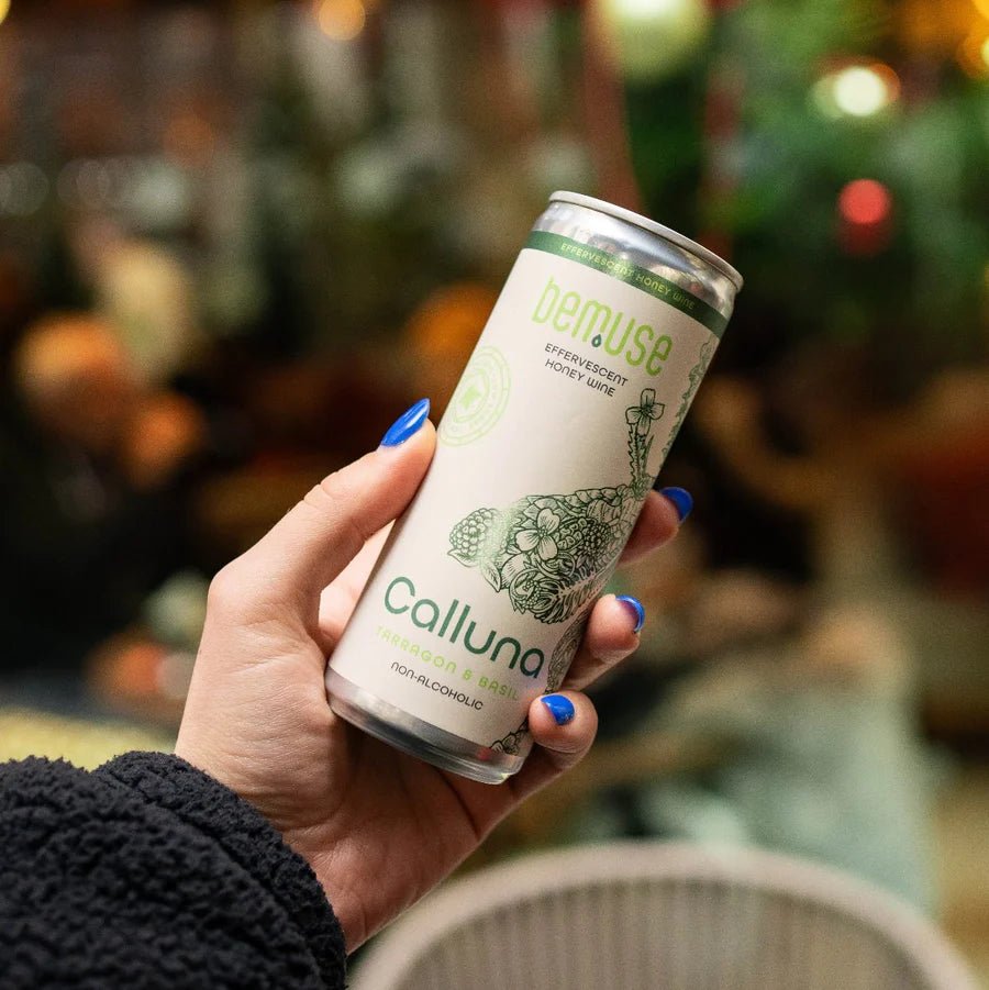 Bemuse 'Calluna' Tarragon & Basil Alcohol Free Sparkling Honey Wine (0.5% ABV) - Wise Bartender - wine