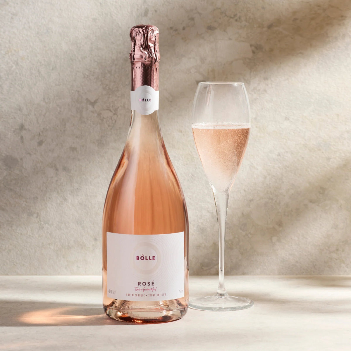 Bolle Alcohol Free Sparkling Rosé Wine (0.5% ABV) - Wise Bartender - wine