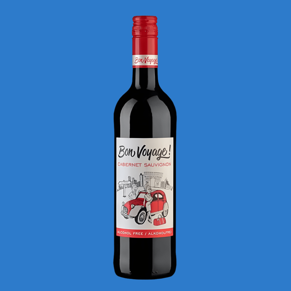 Bon Voyage Cabernet Sauvignon Alcohol Free Red Wine (0.5%ABV) - Wise Bartender - wine