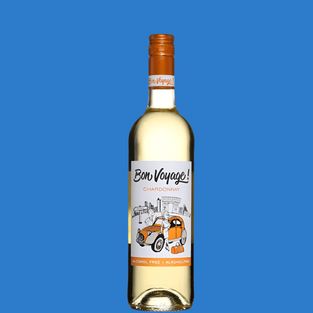 Bon Voyage Chardonnay Alcohol Free White Wine (0.5%ABV) - Wise Bartender - wine