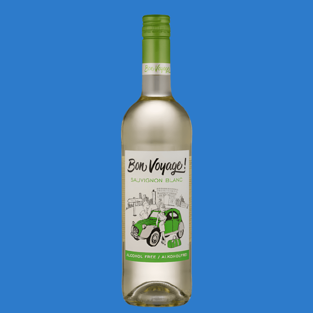Bon Voyage Sauvignon Blanc Alcohol Free White Wine (0.5%ABV) - Wise Bartender - wine