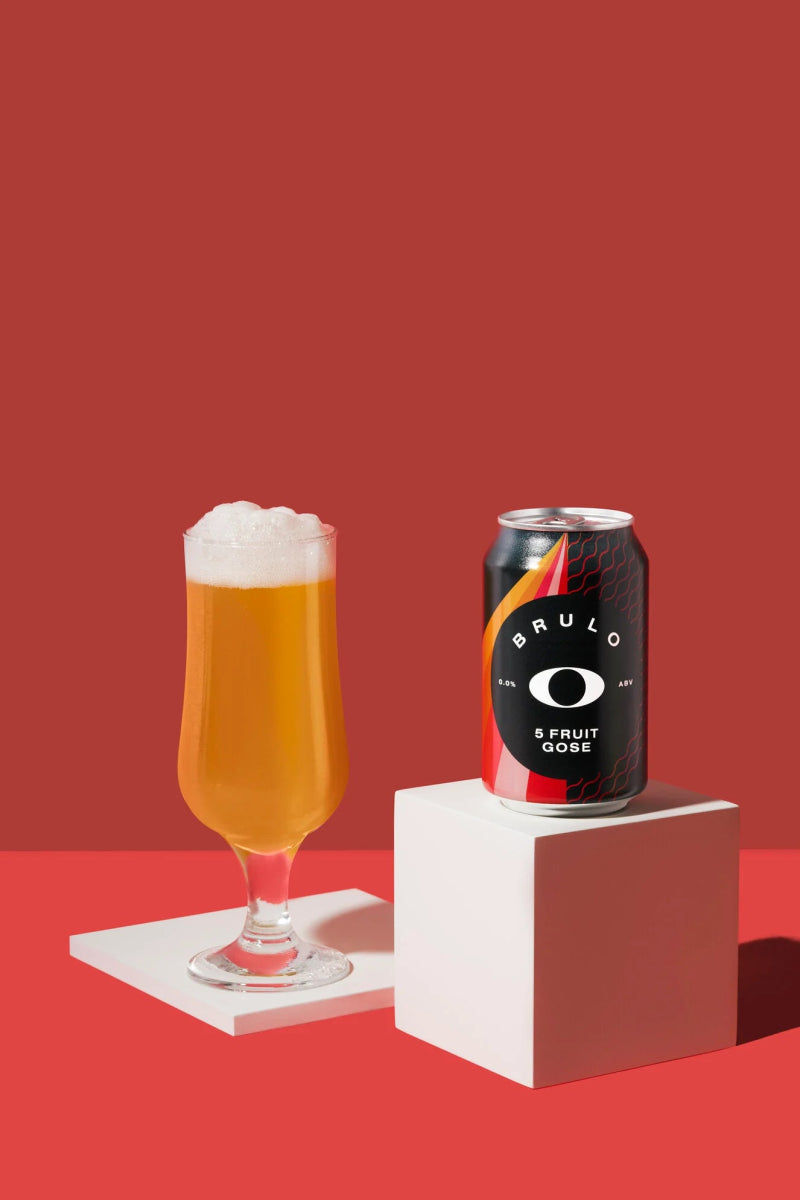 Brulo (Formerly Coast) Alcohol Free 5 Fruit Gose (0.0% ABV) - Wise Bartender - Beer