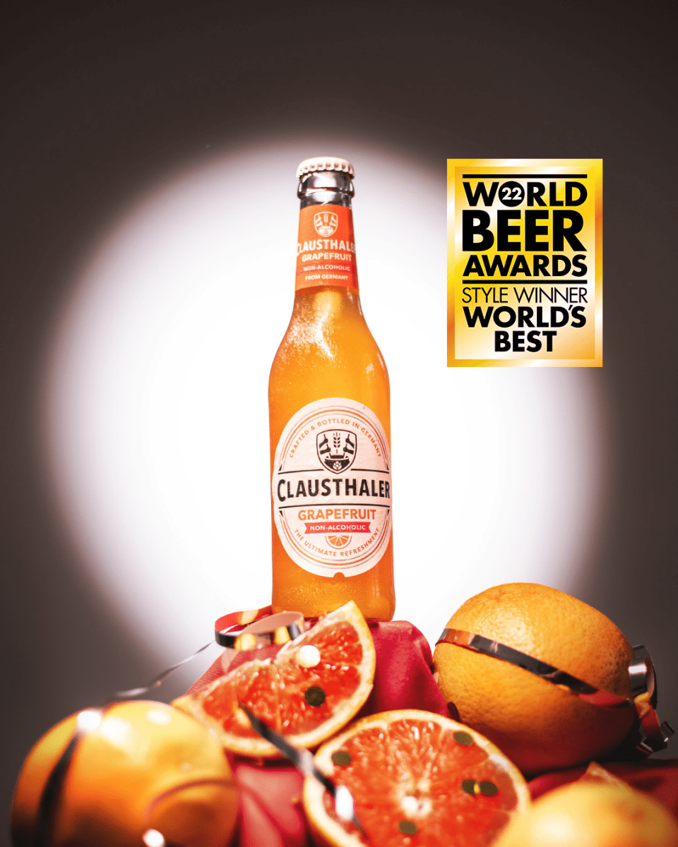 Clausthaler Grapefruit Alcohol Free Beer (<0.5% ABV) - Wise Bartender - Beer
