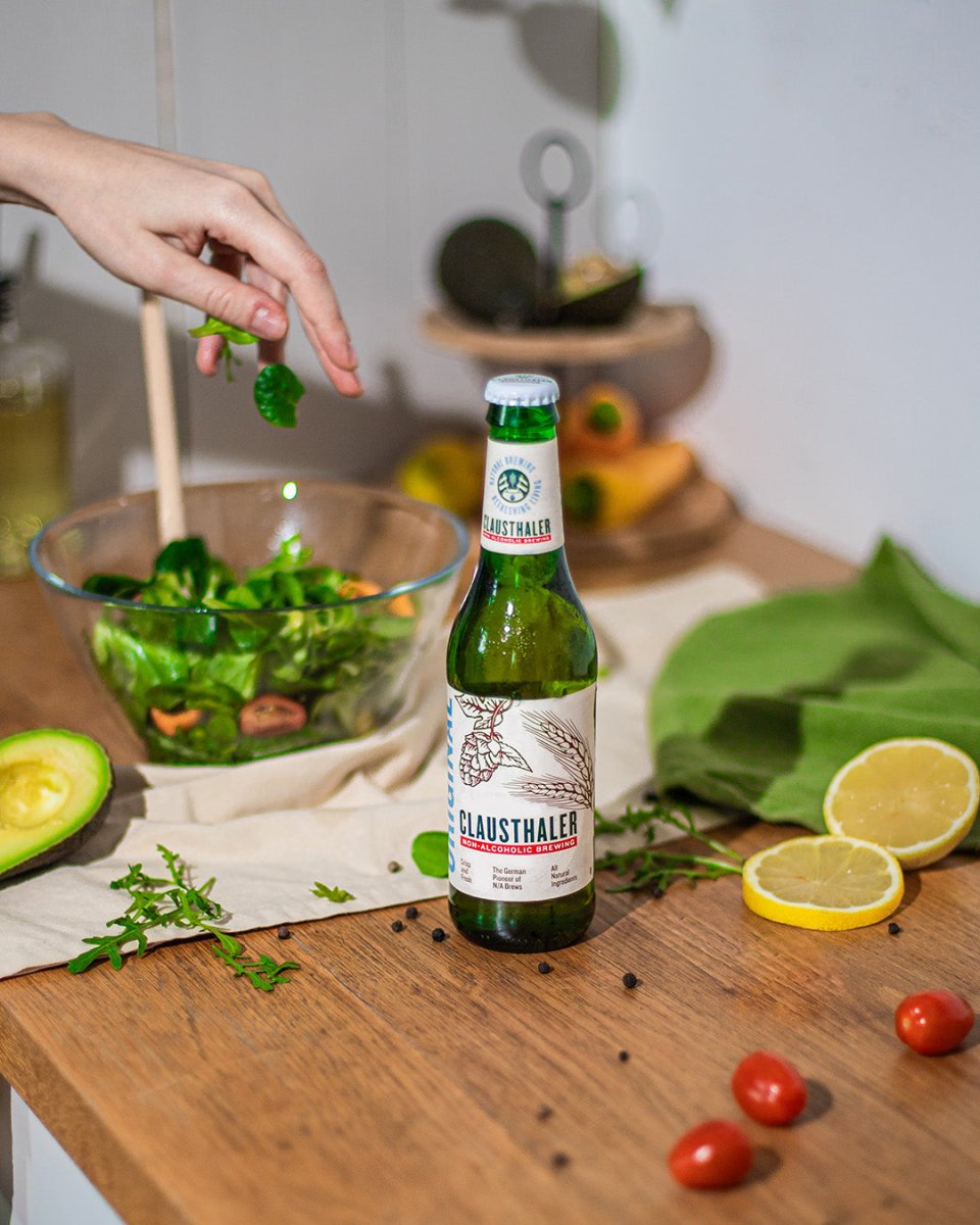 Clausthaler Original Alcohol Free Beer Bottle (<0.5% ABV) - Wise Bartender - Beer