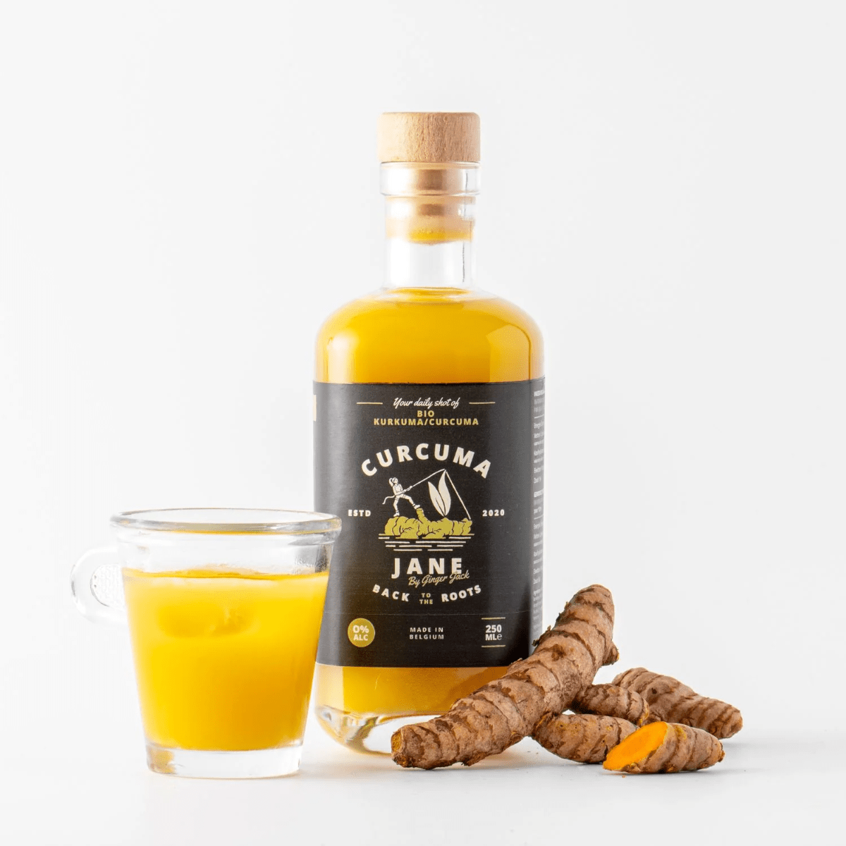 Curcuma Jane Alcohol Free Organic Tumeric & Ginger Aperitif (0% ABV) - Wise Bartender - Spirit