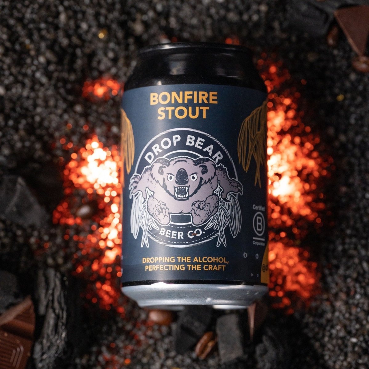 Drop Bear Bonfire Stout (0.5% ABV) - Wise Bartender - Beer