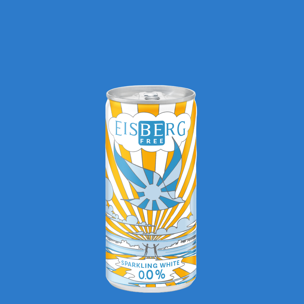Eisberg 'Be Free' Sparkling Wine 200ml Can (0.0% ABV) - Wise Bartender - wine