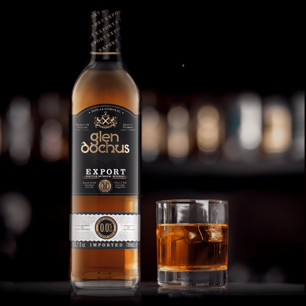 Glen Dochus Export Blend Alcohol - Free Whisky Alternative (0.0%ABV) - Wise Bartender -