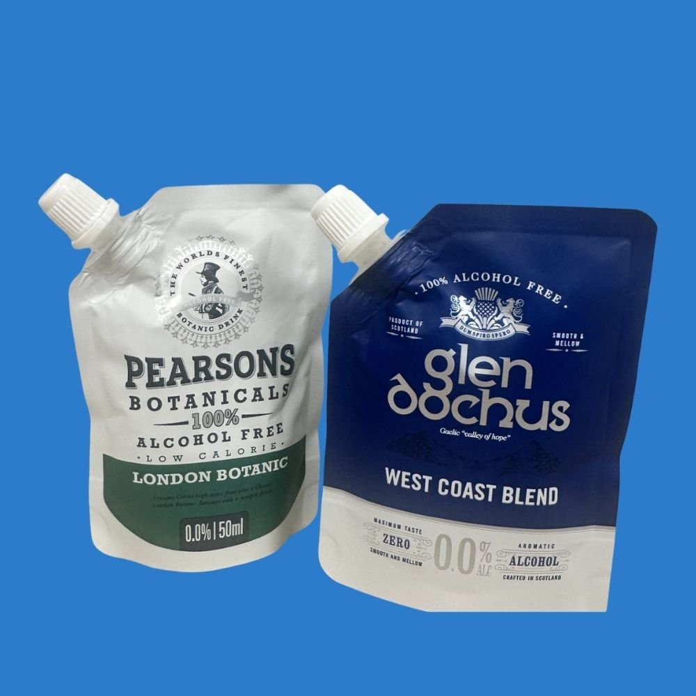 Glen Dochus West Coast Blend – Alcohol - Free Whisky Alternative (0.0% ABV, 50ml Pouch) - Wise Bartender - Spirit