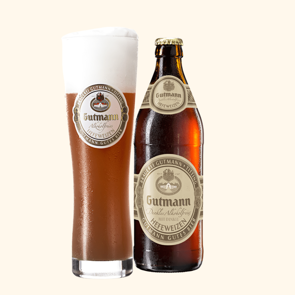 Gutmann Hefe Dunkle Alcohol Free Beer (0.5% ABV) - Wise Bartender - Beer