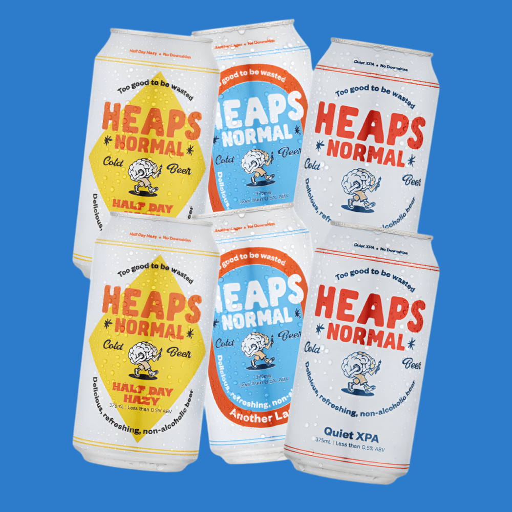 Heaps Normal 6 Can Mixed Case (0.5% ABV) - Wise Bartender - Beer