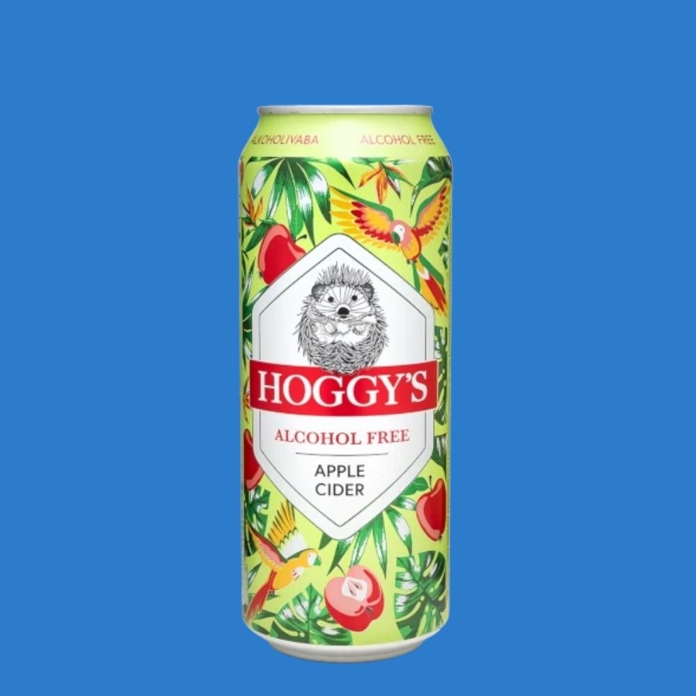 Hoggy’s Alcohol - Free Apple Cider (0.0% ABV) - Wise Bartender - Cider