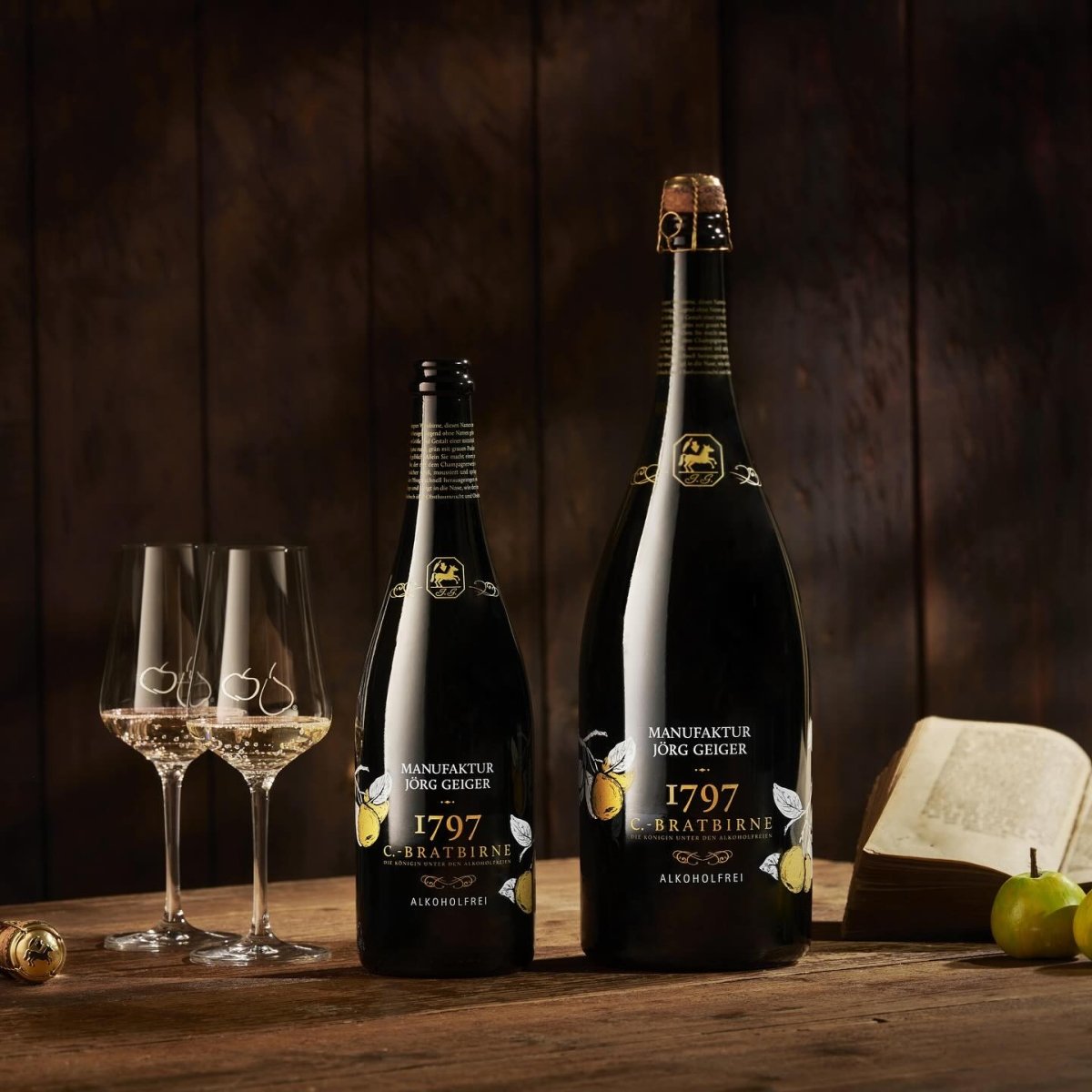 Jörg Geiger Champagner Bratbirne Heritage Alcohol Free Wine Alternative (0.0% ABV) - Wise Bartender - wine