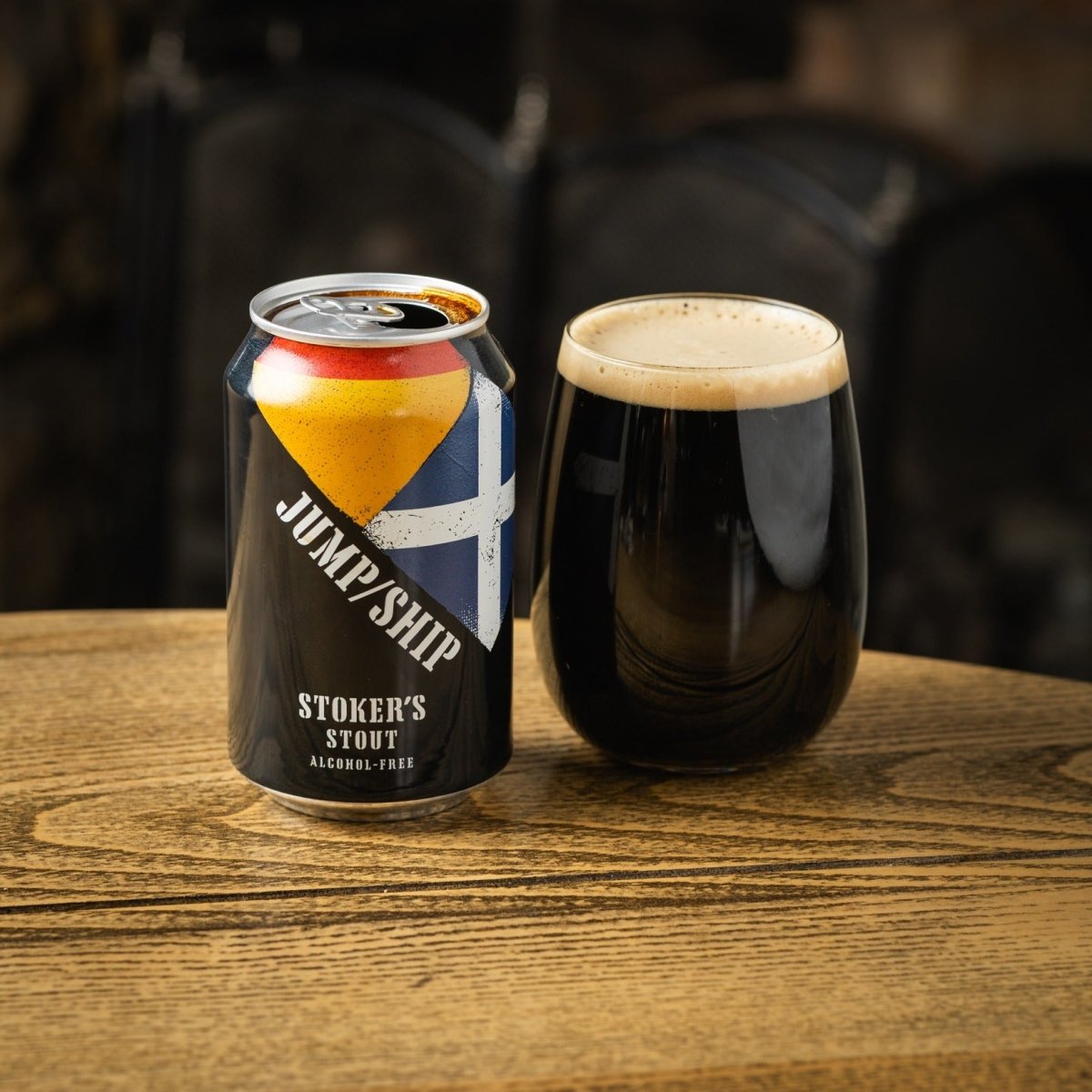 Jump Ship Stoker's Low Alcohol Oatmeal Stout (0.5% ABV) - Wise Bartender - Beer