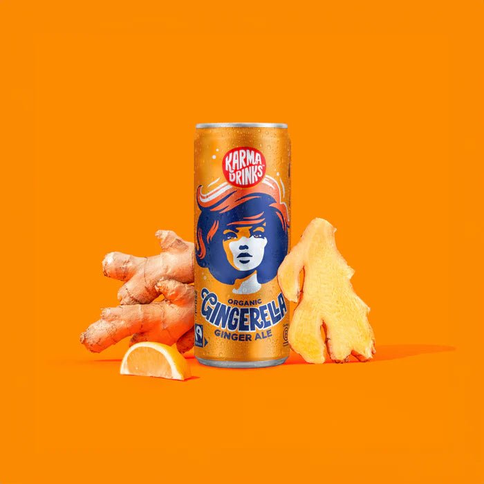 Karma Drinks Gingerella Organic Ginger Ale (0.0% ABV) - Wise Bartender - Spirit