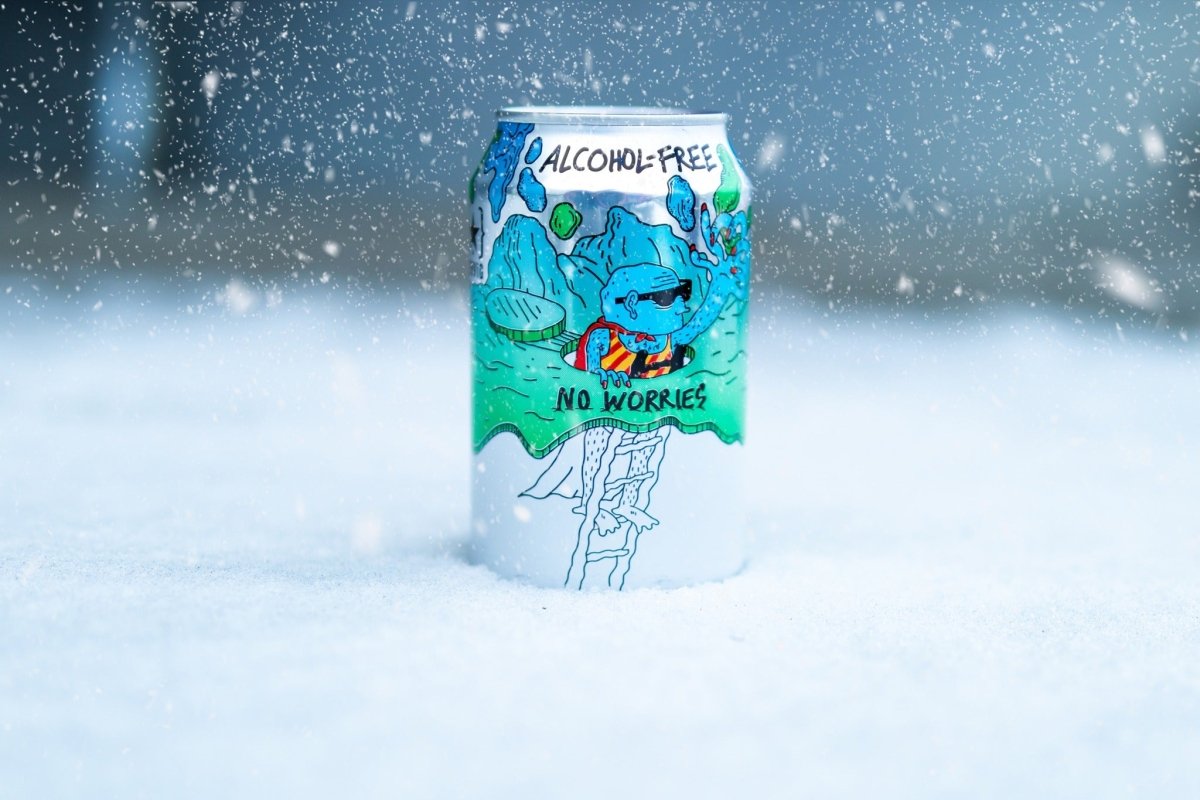 Lervig No Worries Alcohol Free Beer (0.5% ABV) - Wise Bartender - Beer