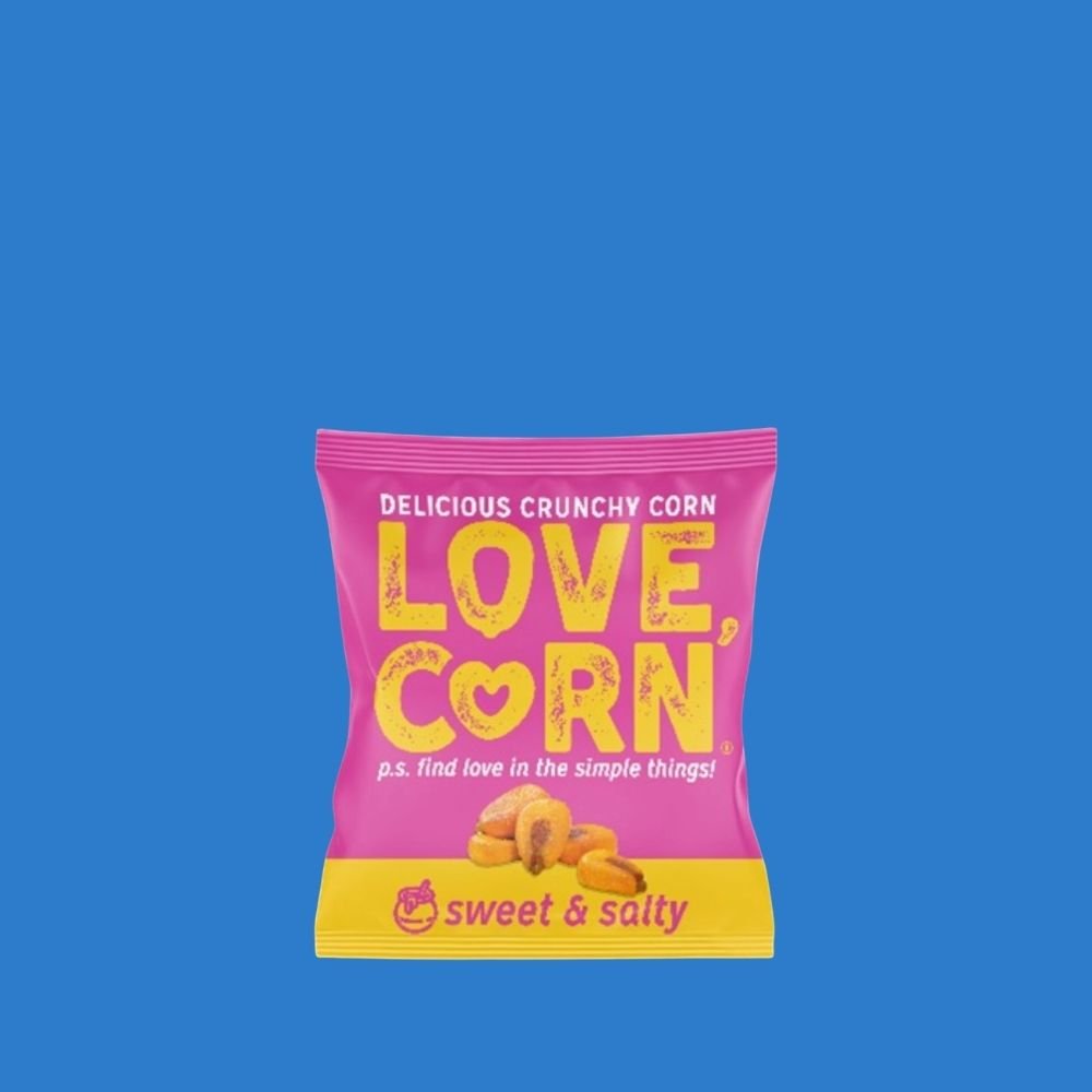 LOVE CORN Sweet & Salty Crunchy Corn Snack (20g) | Gluten Free Bar Snack - Wise Bartender - Snack