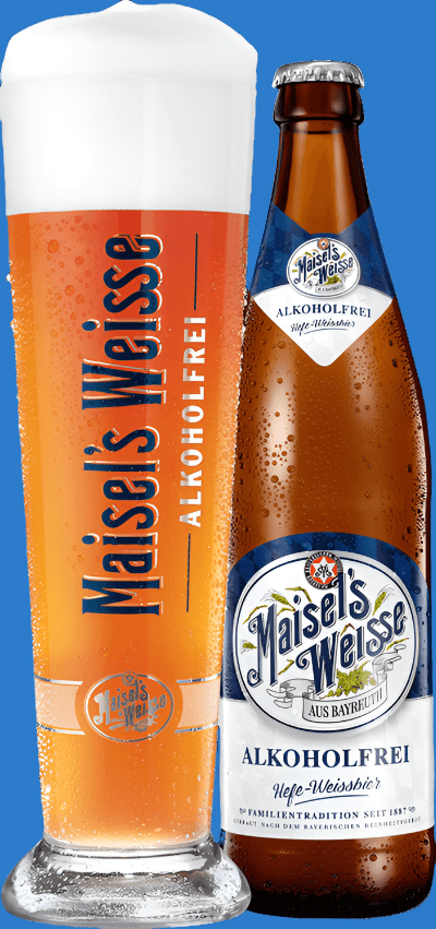 Maisels Weisse Alcohol Free Wheat Beer (0.5% ABV) - Wise Bartender - Beer