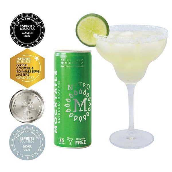 Mocktails The Vida Loca Mockarita Nitro Alcohol Free Cocktail (0.0% ABV) - Wise Bartender - Spirit