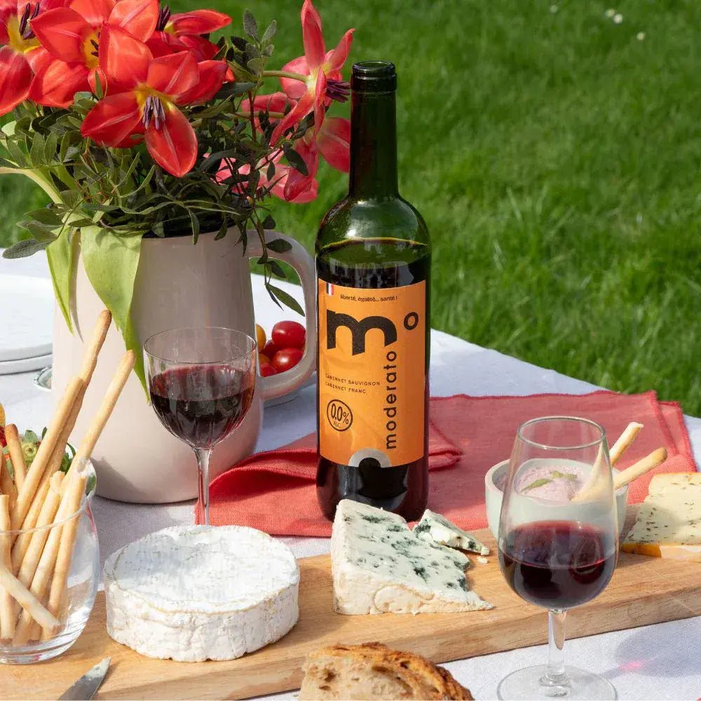 Moderato Cabernet - Merlot - Cuvée Originale Alcohol Free Red Wine (0.0%ABV) - Wise Bartender - wine