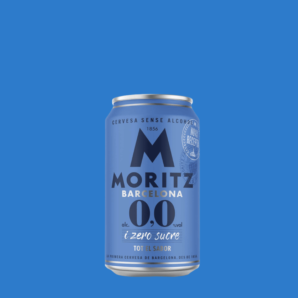 Moritz Sugar Free Alcohol Free Beer (0.0% ABV) - Wise Bartender - Beer