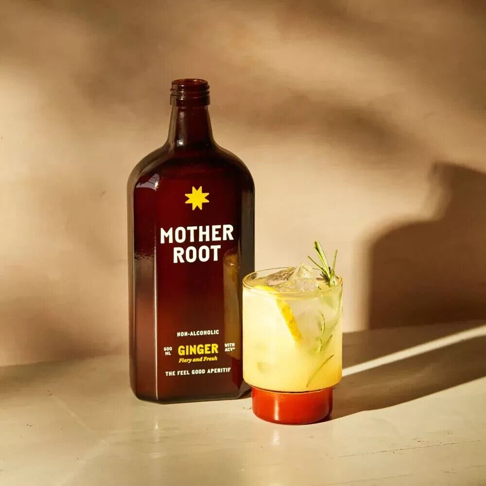 Mother Root Alcohol Free Ginger Aperitif (0% ABV) - Wise Bartender - Spirit