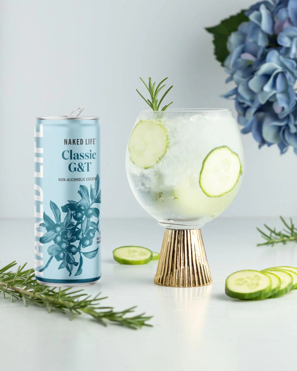 Naked Life Alcohol Free Classic G&T Cocktail (0.5% ABV) - Wise Bartender - Spirit