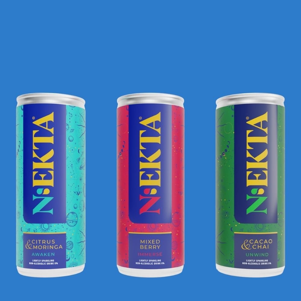 Nekta Mixed Berry | Alcohol - Free Botanical Drink with Adaptogens (250ml) - Wise Bartender - Functional