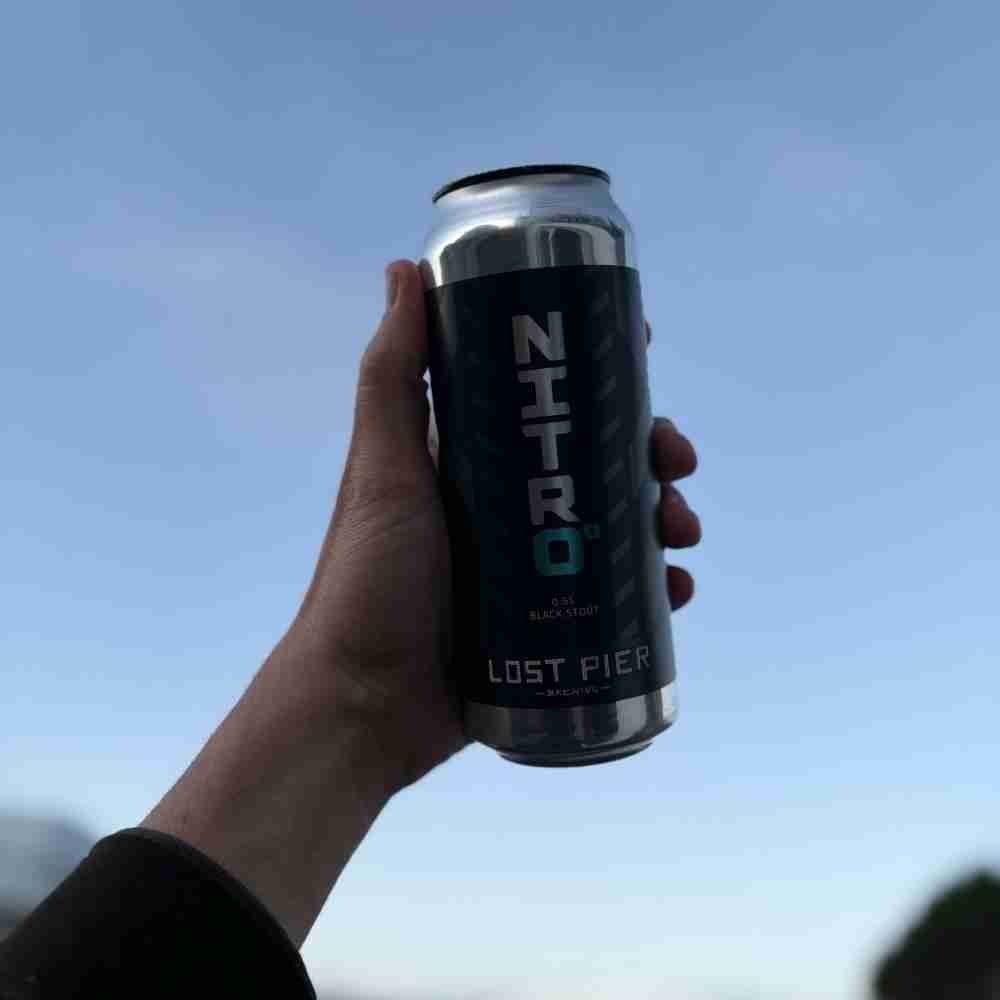 Nitro Lost Pier Alcohol Free Stout (0.5% ABV) - Wise Bartender - Beer