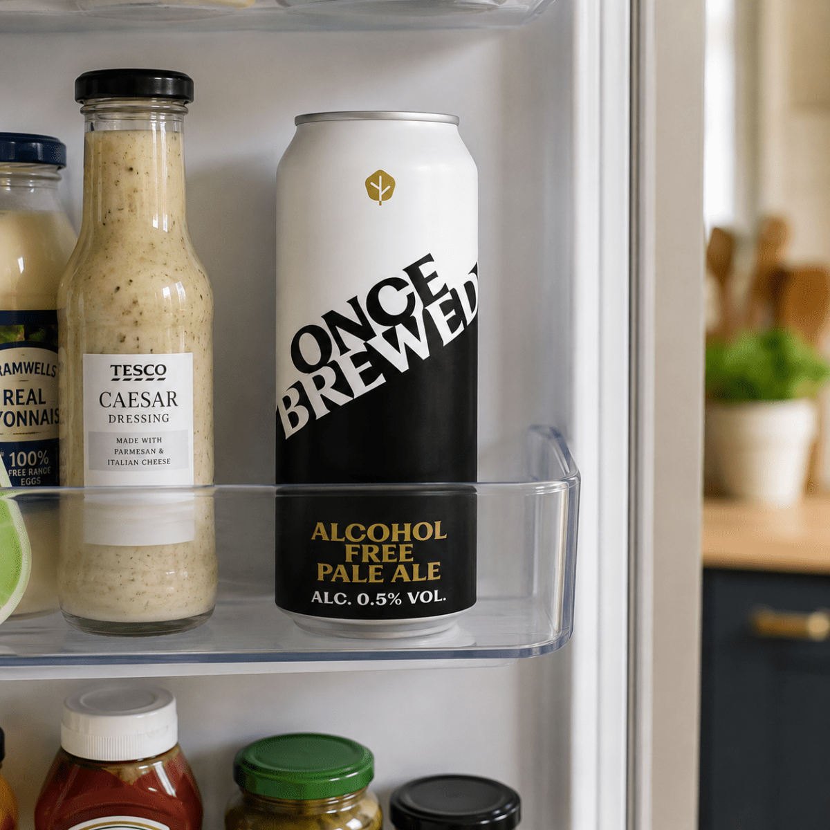 Once Brewed Pale Ale 0.5% | Twice Brewed Alcohol‑Free Beer | 440ml - Wise Bartender - Beer