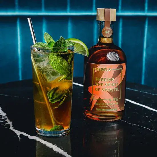 Rebels Dark Spice Alcohol Free Rum Alternative (0.0% ABV) - Wise Bartender - Spirit