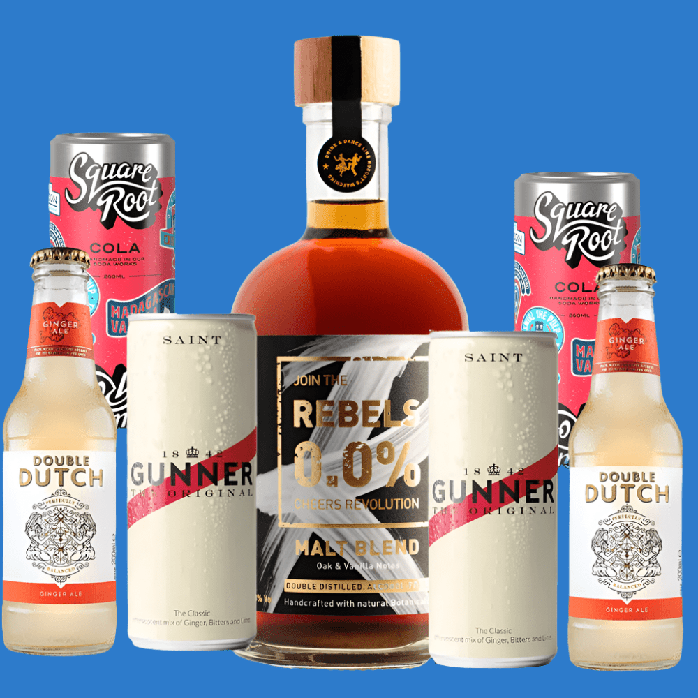 Rebels Malt Blend Alcohol Free Whiskey/ Bourbon Alternative (0.0% ABV) - Wise Bartender - Spirit