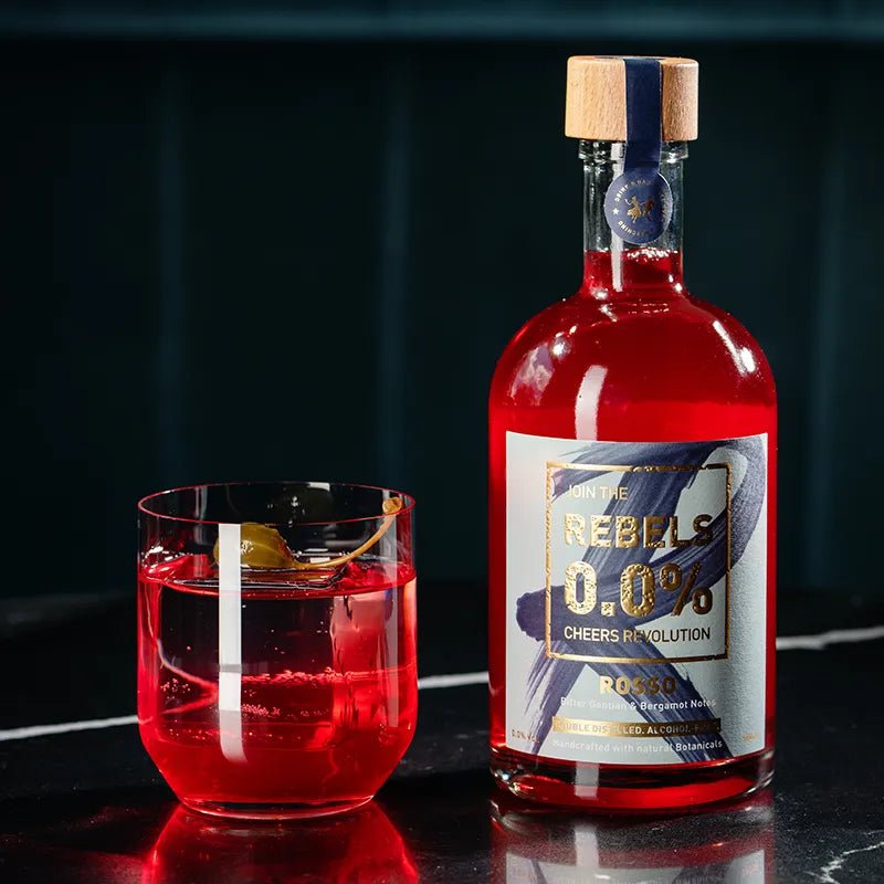 Rebels 'Rosso' Alcohol Free Aperitif Alternative (0.0% ABV) - Wise Bartender - Spirit