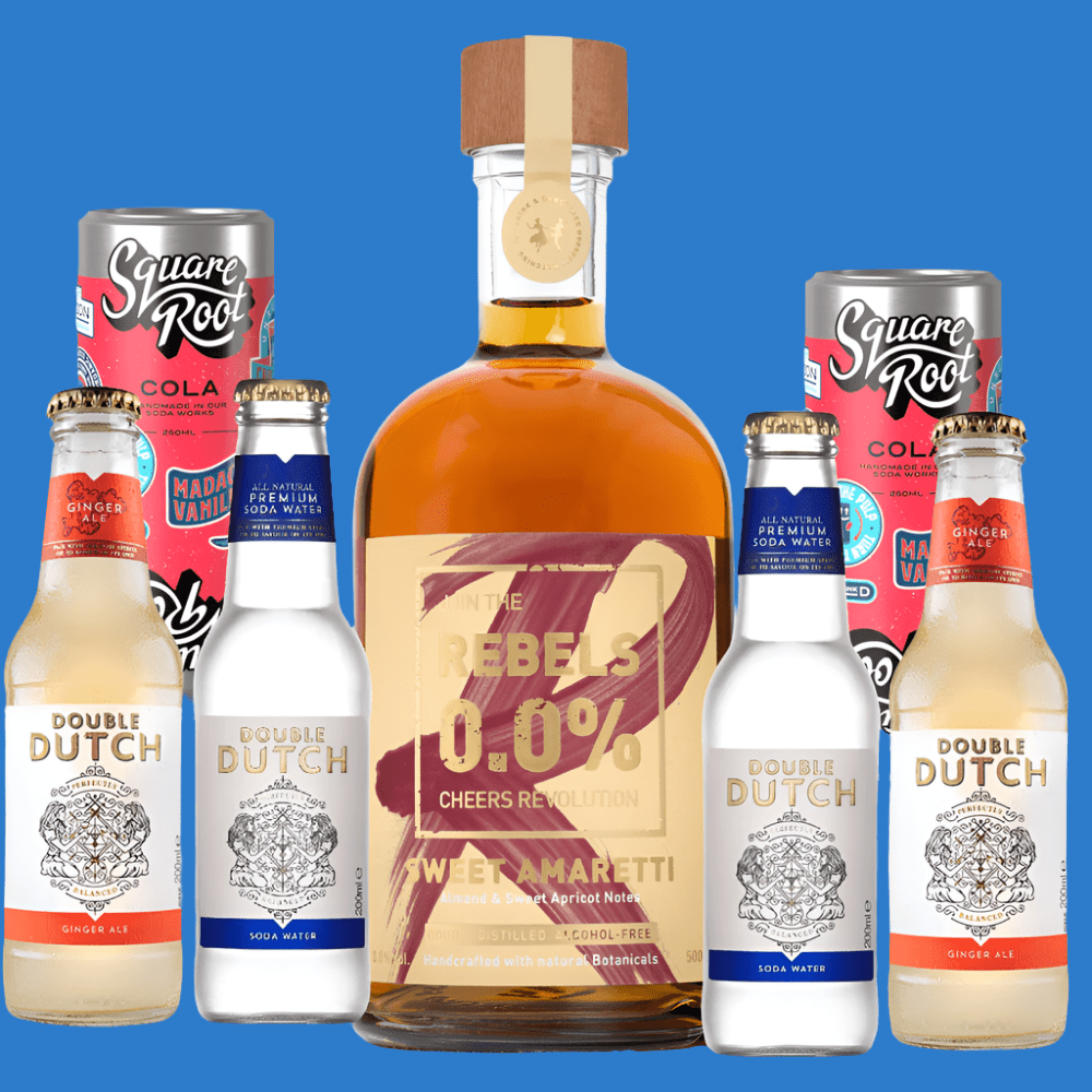 Rebels Sweet Amaretti Alcohol Free Amaretto Alternative (0.0% ABV) - Wise Bartender - Spirit