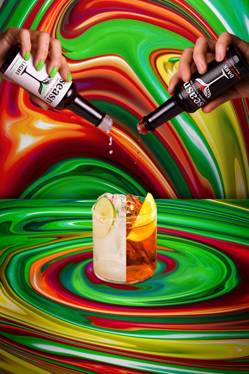 Seasn 'Dark' and 'Light' Pair of Alcohol Free Cocktail Bitters - Wise Bartender - Spirit