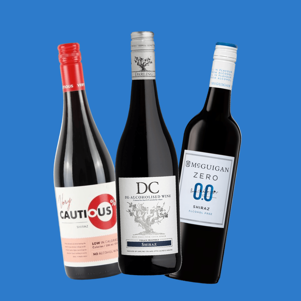 Sensational Shiraz Alcohol Free Wine Wise Pack - Wise Bartender - Mixed Pack