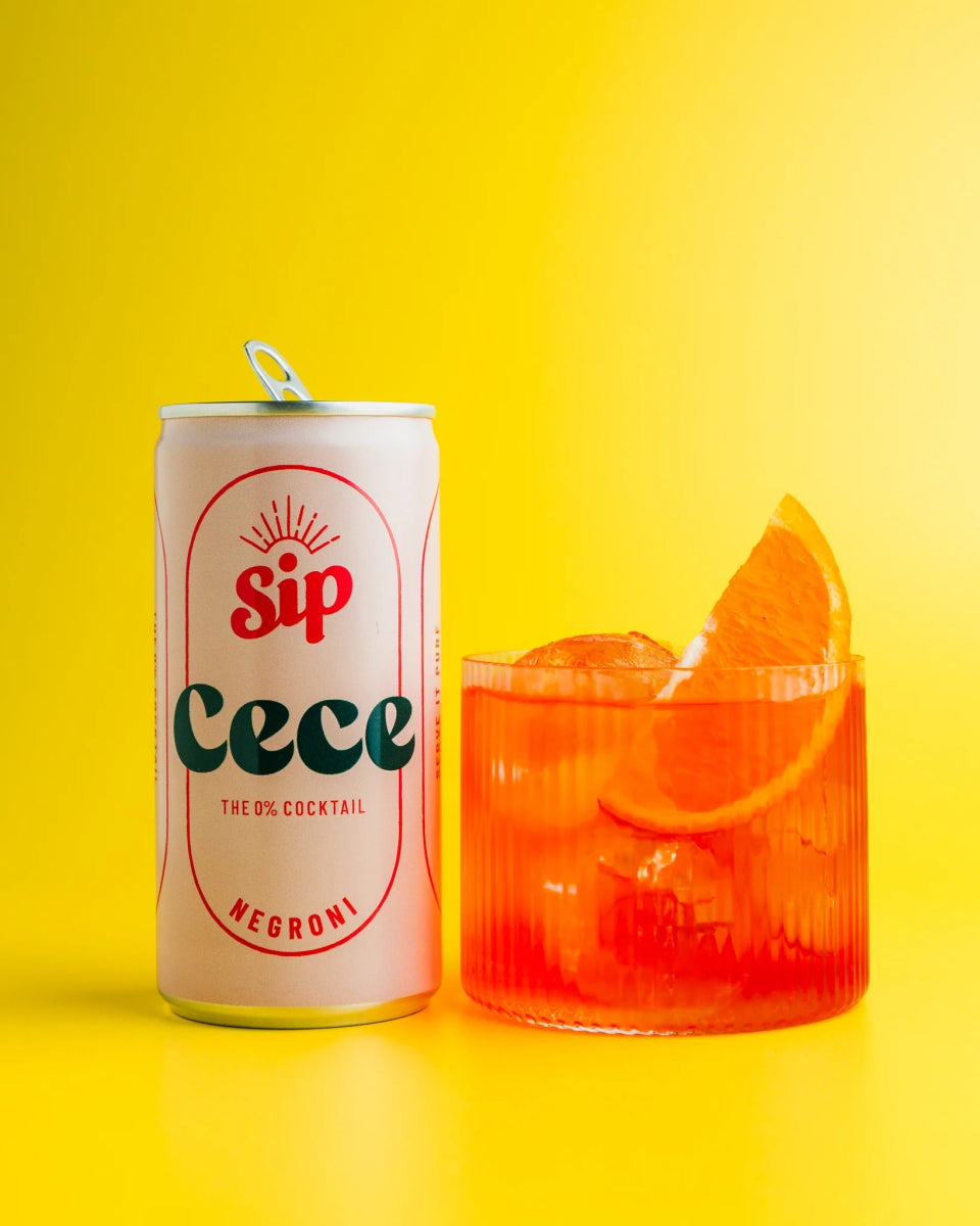 Sip Cocktails 'Negroni' Alcohol Free Cocktail (0.0% ABV) - Wise Bartender - Spirit