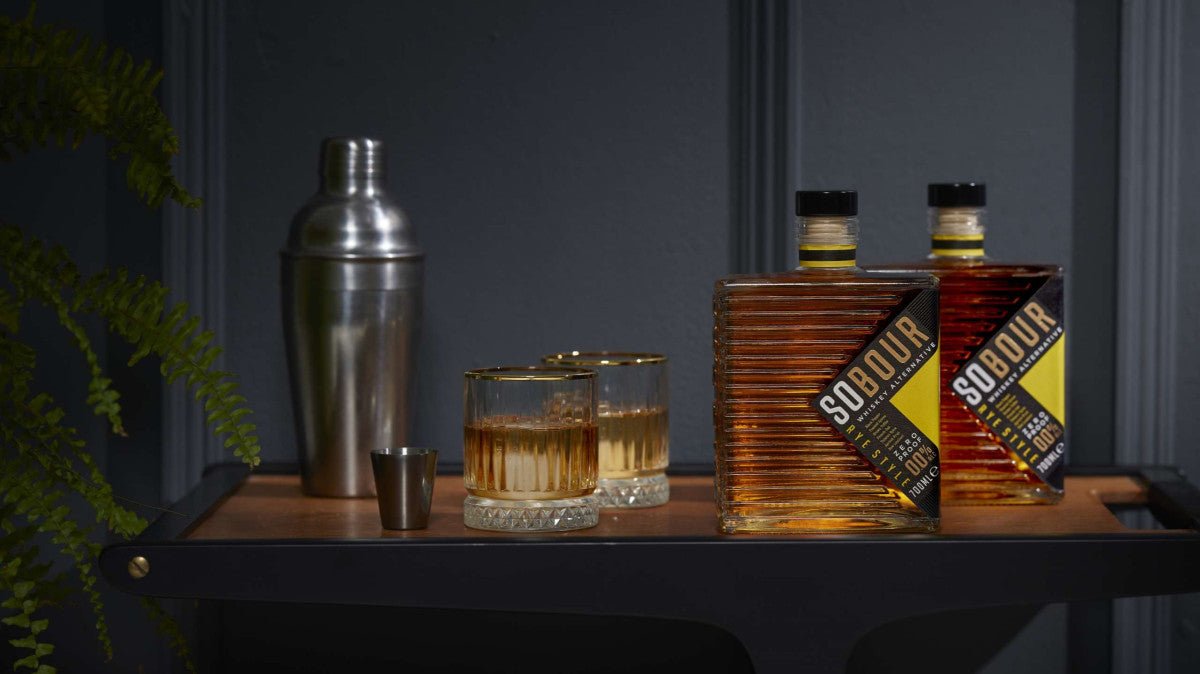 SOBOUR Bourbonesque Alcohol Free Bourbon Alternative (0.0%ABV) - Wise Bartender -