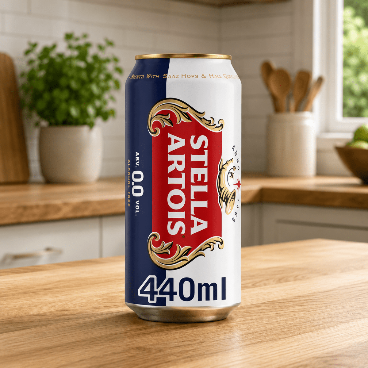 Stella Artois 0.0% Lager | Alcohol‑Free Premium Beer | 440ml Can - Wise Bartender - Beer