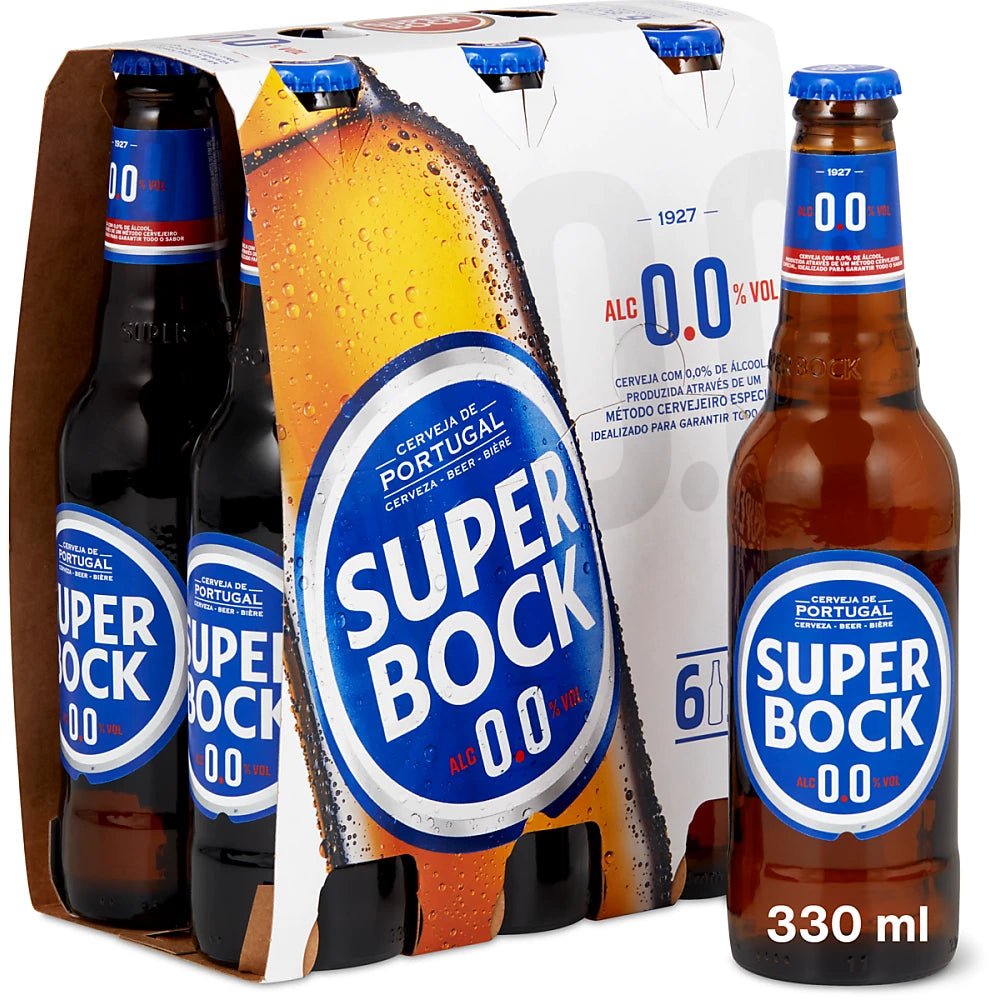 Super Bock Alcohol Free Pilsner (0.5% ABV) - Wise Bartender - Beer