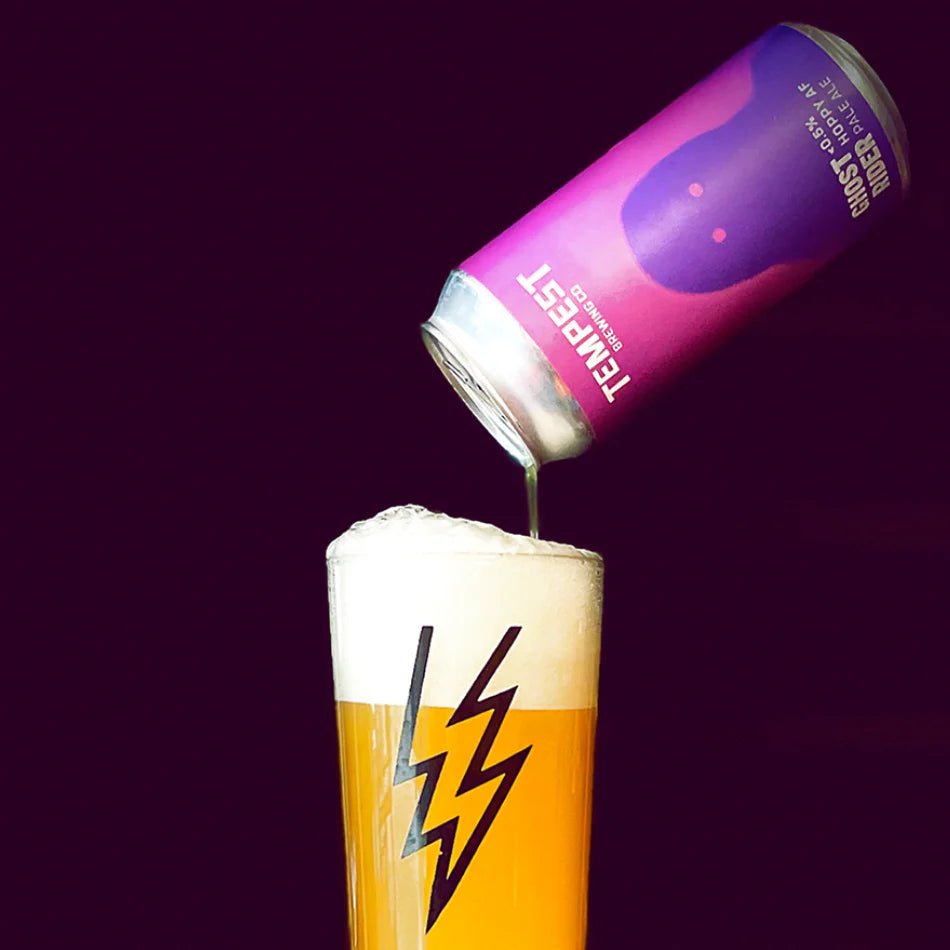 Tempest Brewing Co 'Ghost Rider' Alcohol Free Hoppy Pale Ale (0.5% ABV) - Wise Bartender - Beer