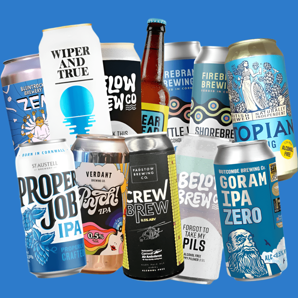 The 'Gert Lush' South West Alcohol Free 12 Beer Wise Pack (0.5% ABV) - Wise Bartender - Mixed Pack
