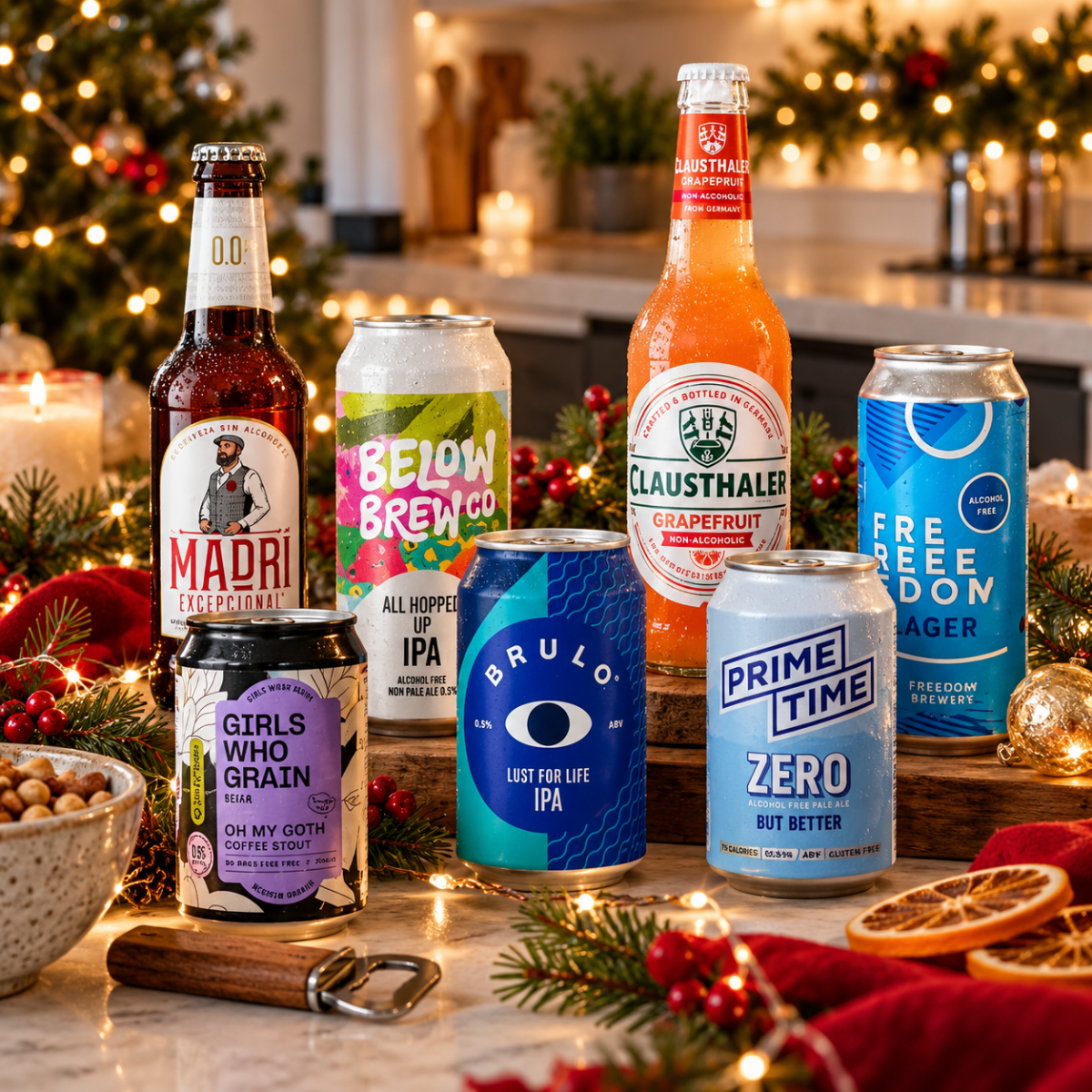 The Vegan‑ator | Vegan Alcohol‑Free Beer Mixed Pack (12 or 24) | Wise Pack - Wise Bartender - Mixed Pack
