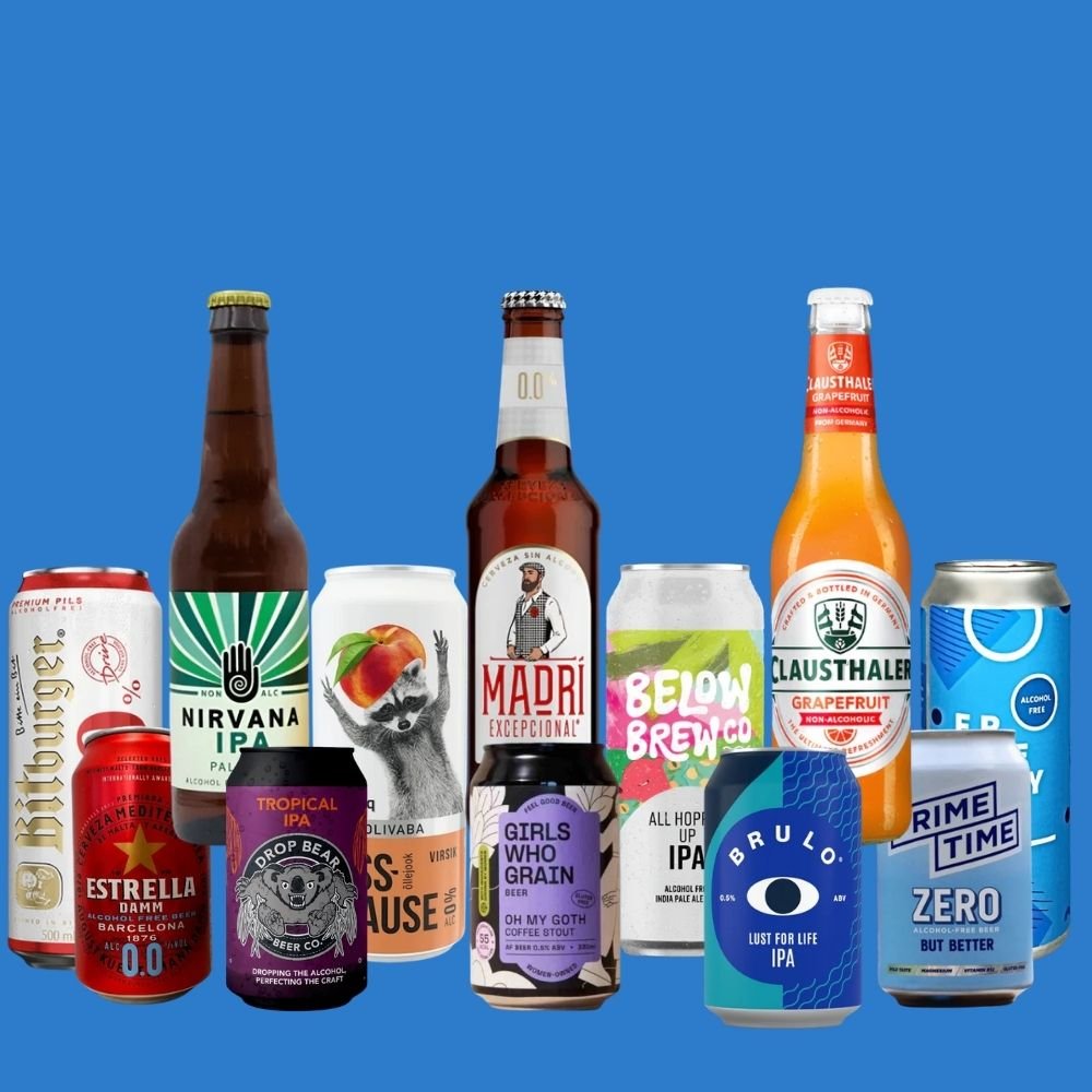 The Vegan‑ator | Vegan Alcohol‑Free Beer Mixed Pack (12 or 24) | Wise Pack - Wise Bartender - Mixed Pack